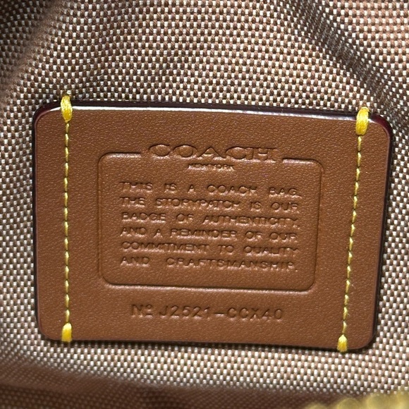 Coach Compass 25 Bag Suede - Picture 8 of 9